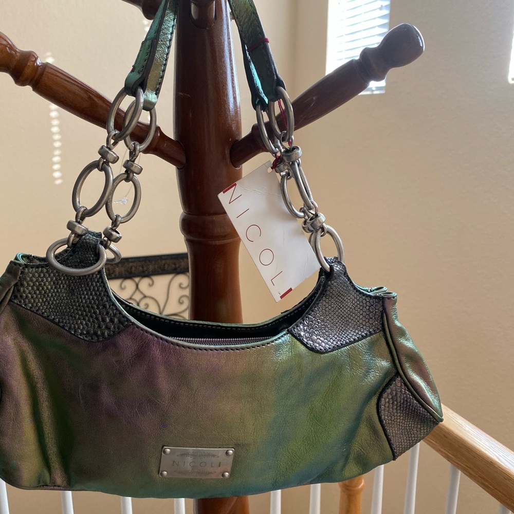 100% real leather Italian bag!